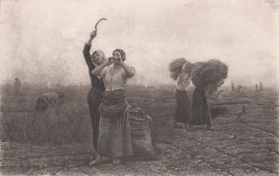 The Evening Call
from the painting by Jules Breton